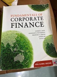 Fundamentals of Corporate Finance - Asia Global Edition
