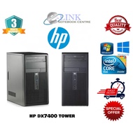 ( HP C2D DDR2 Tower Refurbished ) HP DX7400 TOWER PC / 2GB DDR2 RAM / 80GB HDD /120GB SSD / WINDOWS 