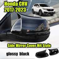 Honda CRV 2017-2023 Glossy Black Gen 5 Side Mirror Cover M4 Style CRV Accessories