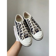 Dior-Inspired Women's Canvas Shoes with Thick Sole - Increase Height by 5cm