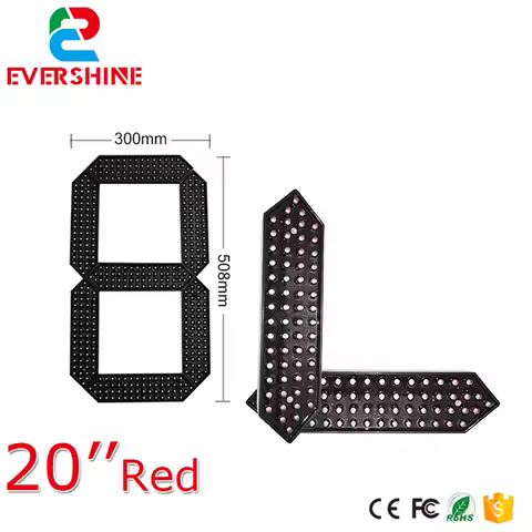 Outdoor Waterproof Module LED Digital Display 7 Segment Module 20 inch Red white green color display