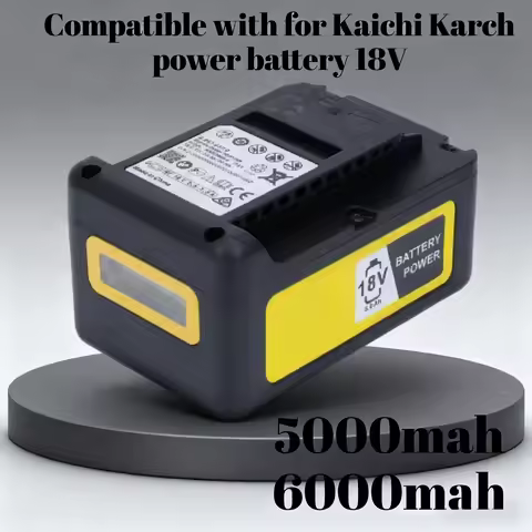 For Karcher 18V Battery Power Replacement 6.0Ah Li-ion with LCD Display Model 24450350 Long Lasting 