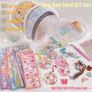 60pcs Luxury Goo Card Set Diy Goo Card Sticker Full Set Cute Goo Card Sticker Girl Children's Hand A