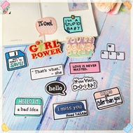 ♚ It's Cool To Be Kind - Healing English Words Iron-On Patch ♚ 1Pc Ins DIY Sew on Iron on Badges Pat