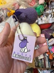 那須動物王國吉祥物茄子狗吊飾玩偶 日本限定紫色茄子國王那須和茄子同音