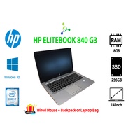 (REFURBISHED) HP ELITEBOOK 840 G3 i7 6th / DDR4 8GB RAM / 256GB SSD / DELL / HP / LENOVO / LAPTOP MURAH / GAMING LAPTOP