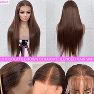 200% Density 34 Inch 5x5 13X4 13X6 HD Ear To Ear Lace Front Wigs Human Blended Hair Pre Plucked With