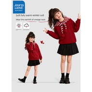 chinese costume kids cny boy clothes Jeanswest Children's Wear for Girls in Winter 1 Set High Sense 