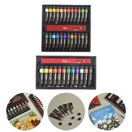 [HippoArt] Giorgione Arcylic Colour Set / Arcylic Paint Set, 12/24 colour, 12ml