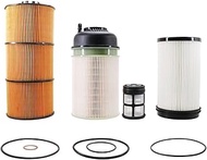 LF17511 Oil Filter PF9908 Fuel Filter R61709 Fuel Filter Replace Compatible with DD13 DD15 DD16 Dies