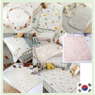 [PRIELLE] *NEW* Waterproof Pad Baby Infant Kids Cotton Quilted (2 sizes) Waterproof Mat Diaper Changing Crib Cot Bedsheet Protector Diaper Changing Anti Urine Washable Nappy Mat
