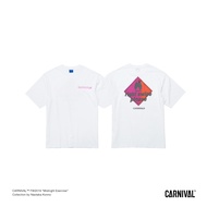 Carnival Swipe T-Shirt สีขาว สีเทา