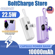【3C Certification】 Caj Pantas PowerBank 100000mAh original 22.5W Mudah Alih Lightweight Capsule