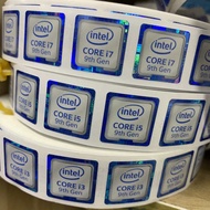 2024 Intel Intel CPU9 Generation 10th Generation Label Sticker core core i3i5i7i9 Label Laptop Sticker
