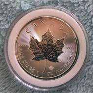 (100% Genuine) Silver 1oz Canadian Maple Leaf Bullion Coin with capsule