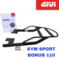 Monorack Givi SYM SPORT BONUS 110 Advance Monorack 100% Original GIVI Accessories Motor Sport Bonus 