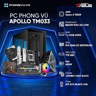 PC PV Gaming Apollo TM033 (AMD Ryzen 5 7500F/ GeForce RTX 5060/ 1 x 16GB/ 1TB SSD/ Free DOS)
