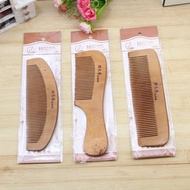 Long Handle Wooden Comb Individually Wrapped Curved Wooden Comb Hairdressing Shop Gifts Crescent Com