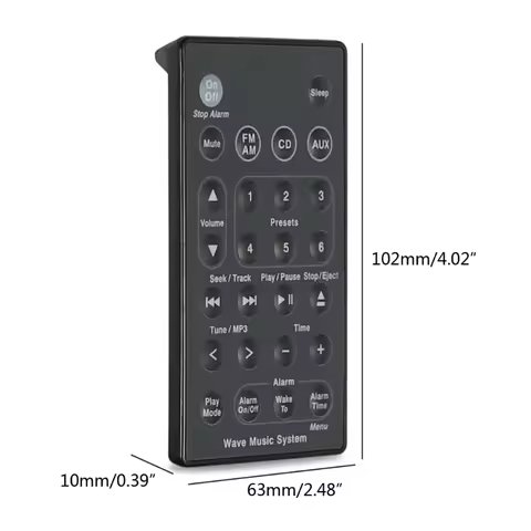 Remote Control for Bose Sound Touch Wave Music Radio System CD AWR1B1 AWR1B2 AWRCC1 AWRCC2 AWRCC3 AW