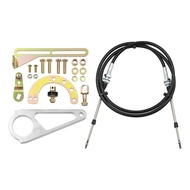 wowowi-my 2inch Column Cable Shift Linkage Kit Replacement for GM TH350/TH400/700R4/TH200/2004R/4L60