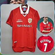 1999-2000 Retro Manchester United Custom Home Jersey Name and Number*-&*