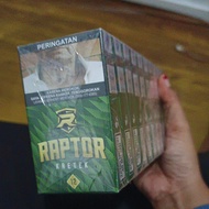 ROKOK RAPTOR HIJAU/1SLOP/10BUNGKUS/ROKOK KRETEK