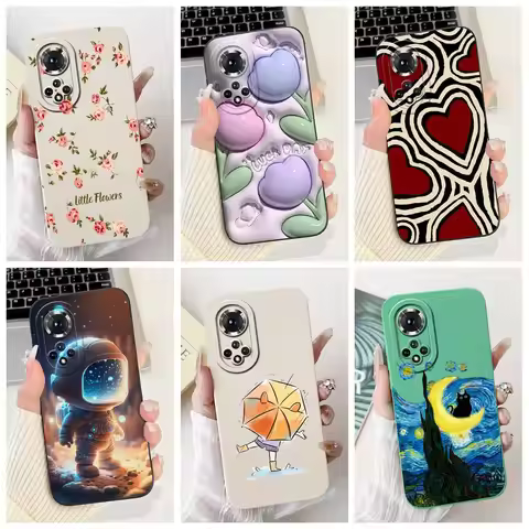 For Honor 50 Pro Case Honor50 Lite Stylish Candy Painted Cover Soft Silicone Phone Case For Honor 50