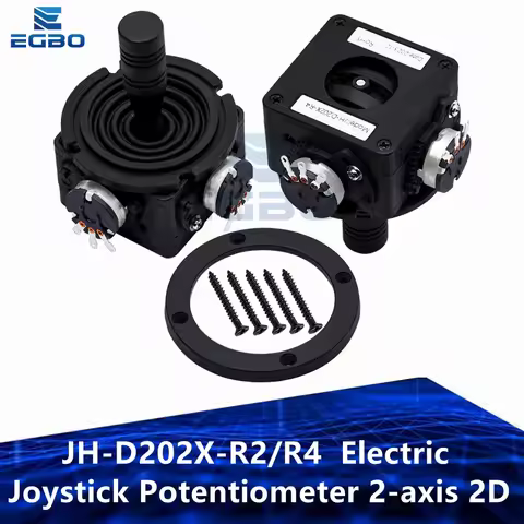 JH-D202X-5K/10K 5K Electric Joystick Potentiometer 2-axis 2D Monitor Keyboard Ball Joyrode Controlle