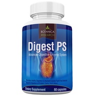 Digest PS: Advanced Digestive Multi Enzymes Support Supplement - Daily Essential Digestion System Cl