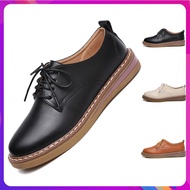 HE3 Women Oxford Shoes Warming Fur Women's 100%Gen Leather Shoes Ladies Loafers Shoes Women Shoes