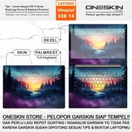 Garskin Stiker Laptop Lenovo IdeaPad 330-14 15 Bening Gambar Full Body