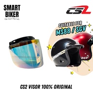 Visor CS2 B33 Motorcycle Crystal Silver