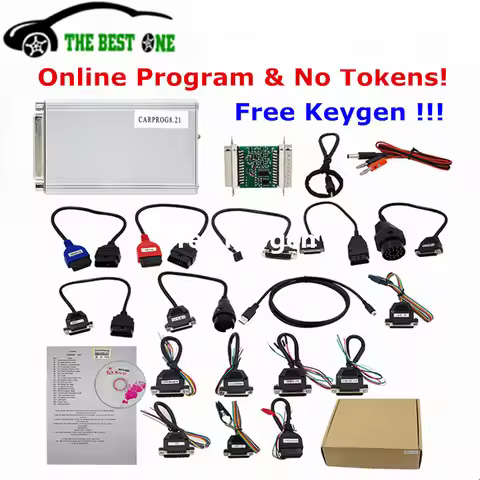 Free Keygen Online Carprog V8.21 V13.77 Full Set Auto Repair Tool Car Prog 8.21 13.77 Airbag Reset/R