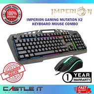 Imperion Gaming Mutation X2 Combo Keyboard Mouse - Mechanical Feel