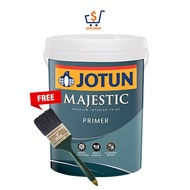 Jotun Majestic Primer 5L - Interior Wall - FREE 2 Inches Nylon Paint Brush (Halal)