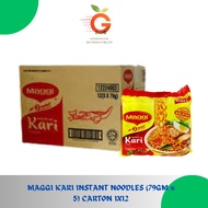 [GreenshineSg]MAGGI KARI INSTANT NOODLES (79GM x 5) CARTON 1X12
