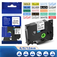 6-9-12mm Compatible Brother Label Tape brother printer tape TZe-231 tze231 Laminated Tape for Brothe