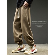 seluar tracksuit lelaki tracksuit man elgini tracksuit Street Wear Winter Hip Hop Letter Loose Thick