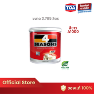 TOA 4 Seasons สีน้ำสำหรับทาภายนอก ชนิดด้าน A1000 (3.785/18 ลิตร)