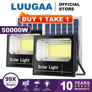 LUUGAA Lampu Solar Light 50000W Solar Light Outdoor Waterproof IP68 LED Solar Street light With Remo