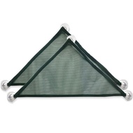 2Pcs Reptiles Hammocks Suction Cup Mesh Bed Hanging Reptiles Bed Aquarium Decoration for Lizard Snake Chameleon Habitat