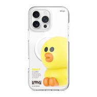 elago | LINE FRIENDS BROWN & SALLY MagSafe Hybrid Case Compatible with iPhone 16 iPhone 16 Pro and i