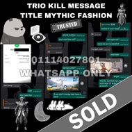 ❗️SOLD❗️Account PUBG Mobile | X-Suit Blood Raven Lv4 + 2 Kill Messages + Mythic Fashion
