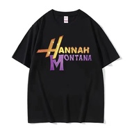 Casual Hannah Montana T-shirt Japanese T-shirt for men Unisex Anime Clothing from 2000s High Quality