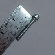 MESIN More Economical 5 - 50 Pcs Flange Bolts Bolt M 6x40 White Key Ring 8 mm cvt engine block 6mm b