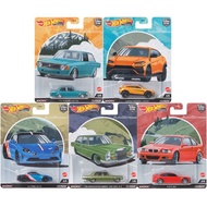 Hot Wheels Car Culture AutoStrasse PREMIUM CARD(72 Merc 280 SEL 4.5,BMW M3,Lamborghini Urus,Volvo 14