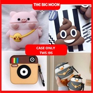 CASE GEN i9s Wireless Headset Pelidnung TWS GEN i9s TWS Bluetooth Earphone 3D Cartoon Cute Character