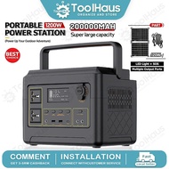 🔥Ready Stock🔥 Portable Power Station 500W AC 220V Output Emergency Backup Power Bank Solar Generator