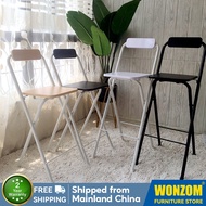 Bar Stool Foldable High Chair Iron Bar Chair Home Dining Chair Benches Chairs Stools d12