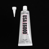 USA E6000 110ml Clear Adhesive Glue for Airplant Wood Plastics Blink Case Fabric Leather Jewellery